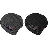 Beanies Women Satin Lined Beanie Winter Hats for Women Silk Lined Slouchy Beanie for Winter Warm Knit Cuffed Beanie Hat