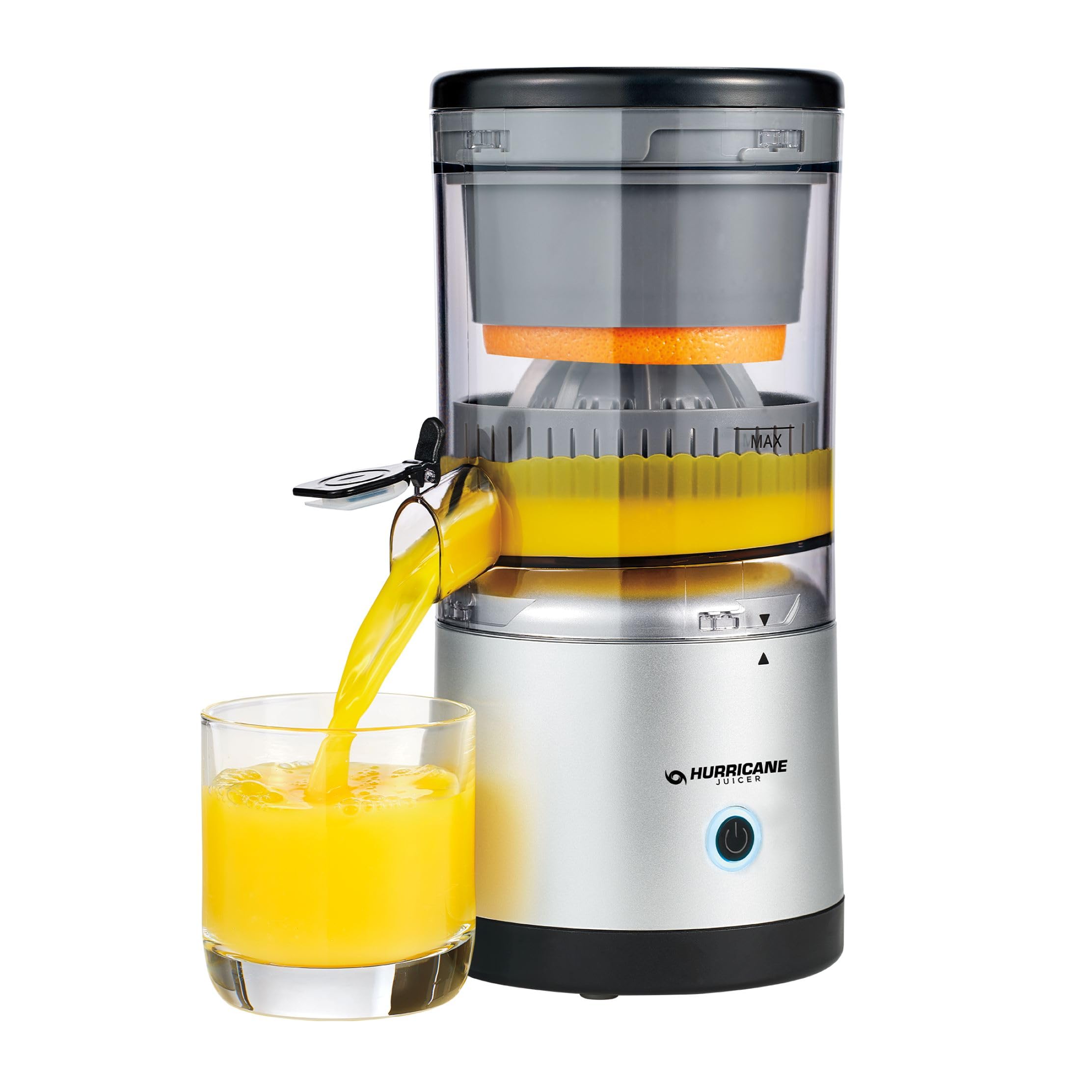 Photo 1 of Hurricane Juicer, Powerful Cordless Juice Extractor Machine, Compact Design Fruit Juicer with Dishwasher-Safe Parts, Rechargeable 500 RPM Electric Juicer for Oranges, Berries & More