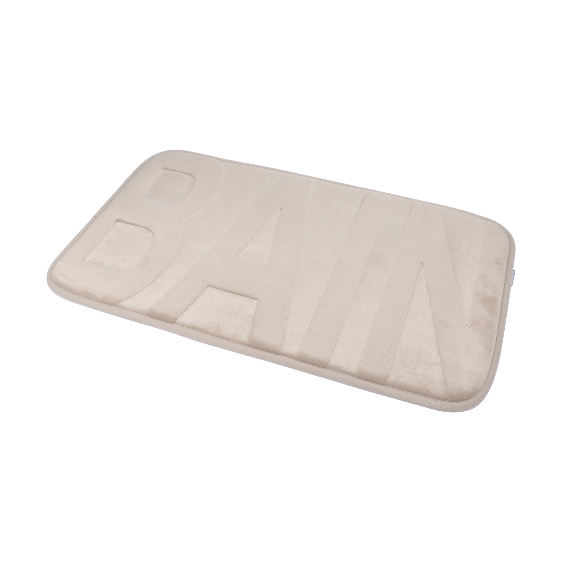 Douceur d 'Intérieur 6gmb370ta Taupe Microfiber Bath Mat 45 x 75 cm