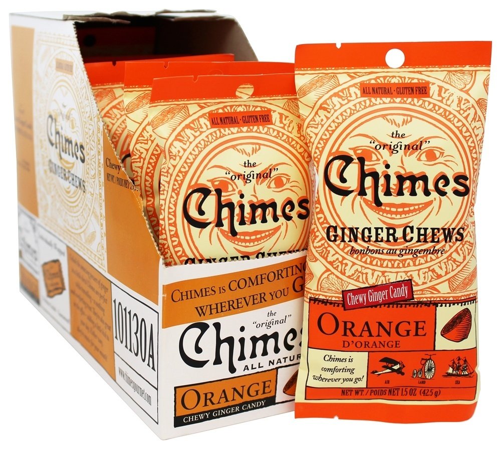 Chimes Ginger Chews, Original, 1.5 Ounce (Pack of 12