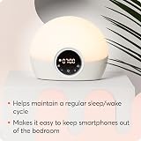 Lumie Bodyclock Spark 100 Wake-Up Light Alarm Clock White Off-White view 8
