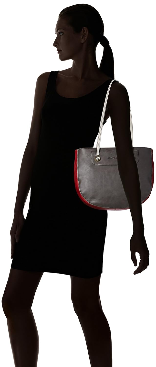caprese women's satchel (grey)