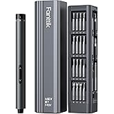 Fanttik E1 Max Electric Screwdriver, Mini Precision Screwdriver Set, 50 Magnetic Bits, Magnetic Storage, 5/32‘’Hex, Repair Tool Kit for Electronics Phone Camera Laptop Watch (Grey)