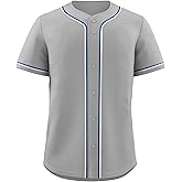 KXK Baseball Jersey for Men/Women Button Down Short Sleeve Team Uniform