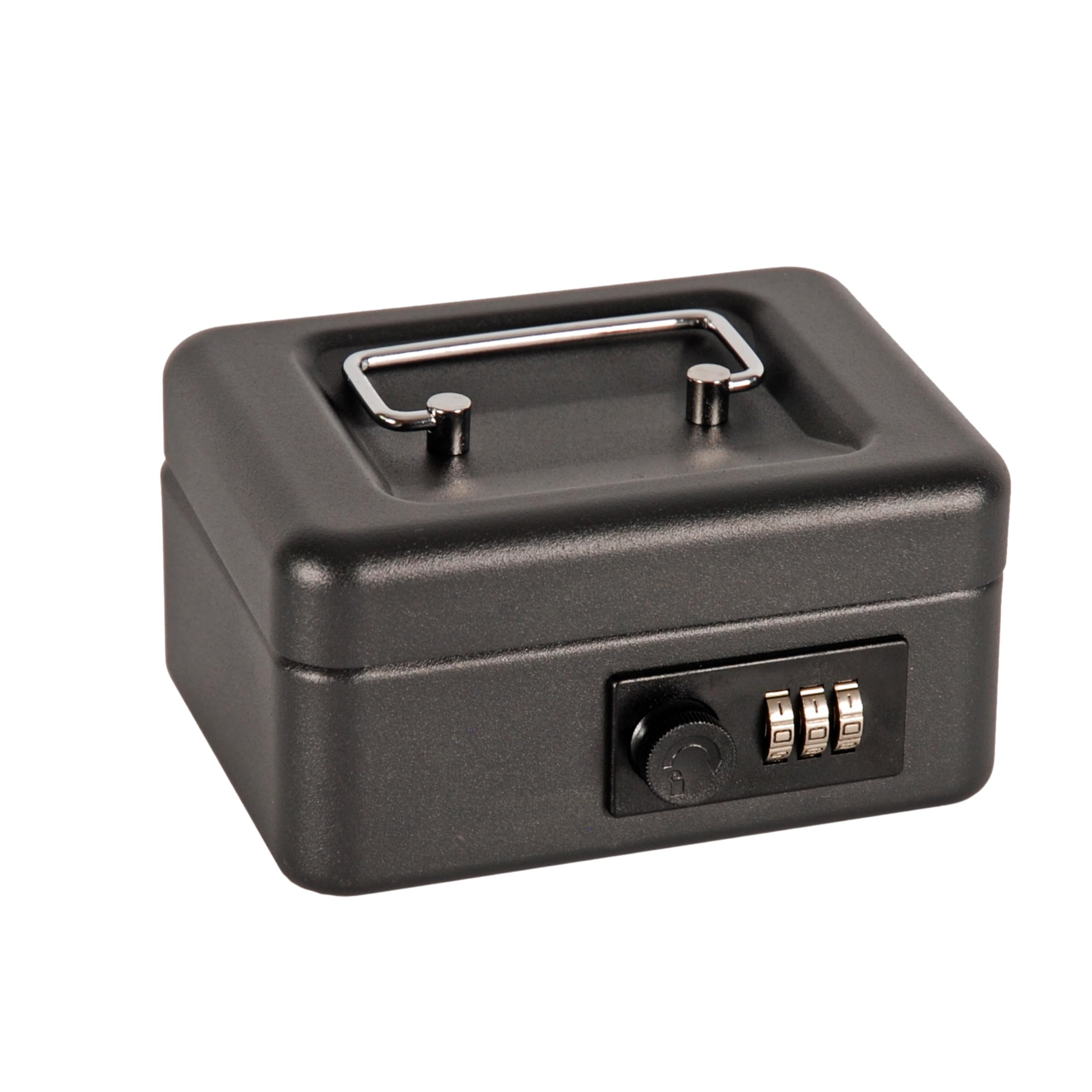 Cathedral Products 6 Inch Steel Cash Box with Combination Lock | Durable & Secure | Portable Design with Lift-Out Tray — image 1