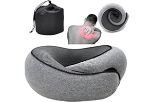 YOECO Wander Plus,Neck Pillow,Wander Plus Travel Neck Pillow,Memory Foam,Foam Travel Neck Pillow for Airplanes (Grey)