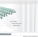 PONY DANCE White Thermal Curtains 66 x 54 Inch 2 Panels Eyelet Energy Saving view 7