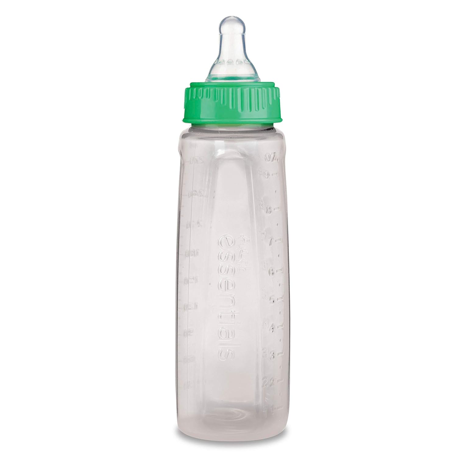 First Essentials by NUK Bottle, 9 oz, Medium Flow, 6-Pack, Blue/Green : Baby