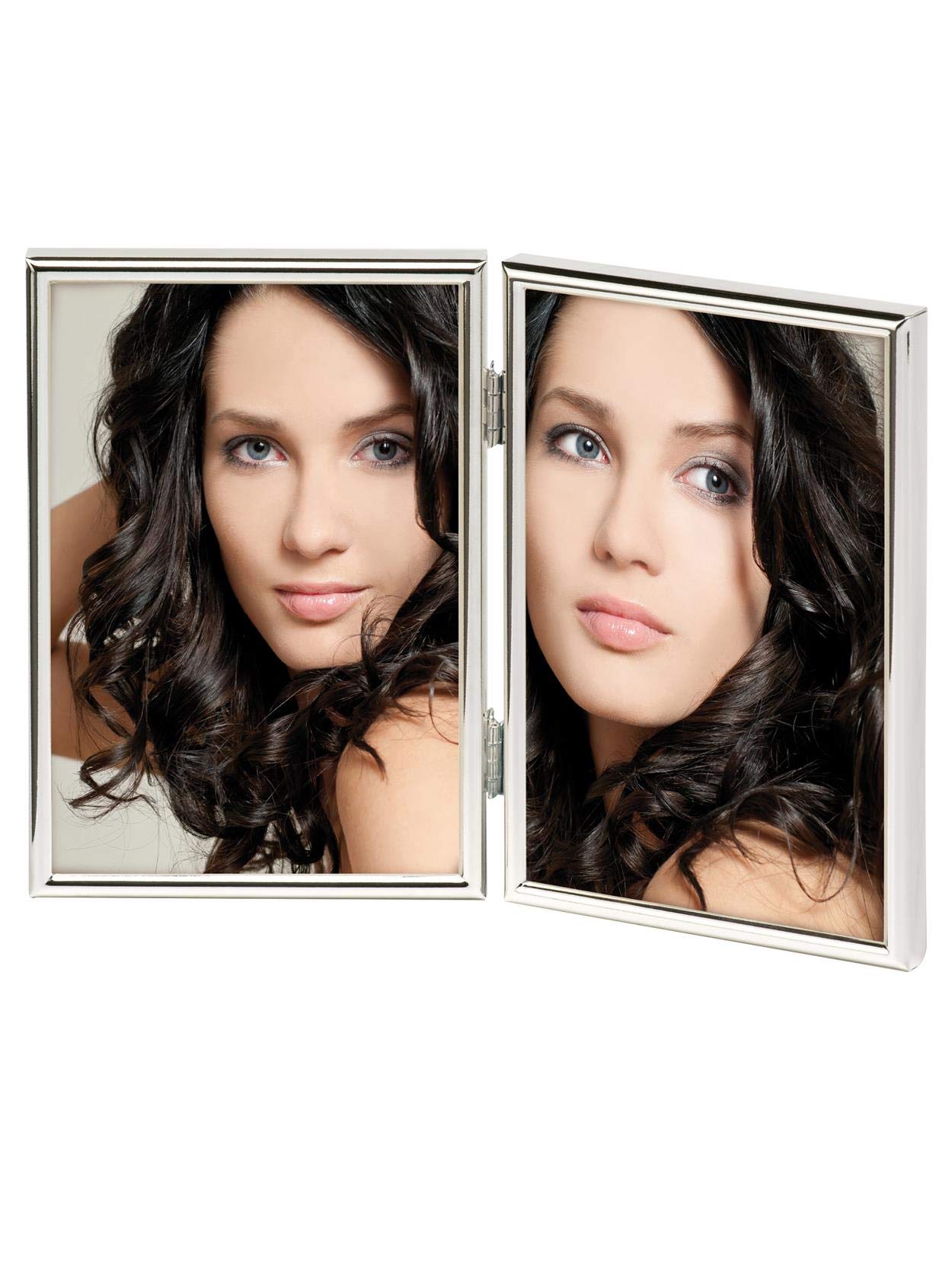walther design Picture Frame Silver 2X 10x15 cm Chloe Portrait Frame WD215S — image 1