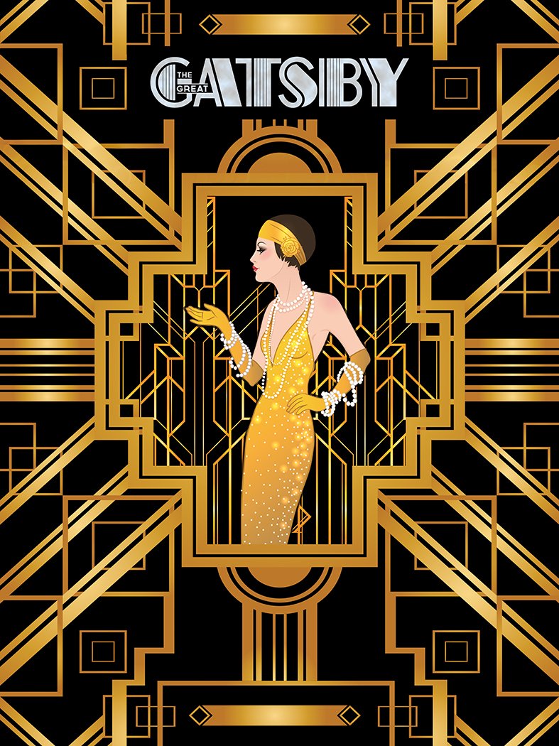 GATSBY V9 THEMED BACKGROUND PARTY SCENE SETTER PHOTO BACKGROUND BACKDROP LARGE PRINT 1.5m x 2m MAKES IMPACT