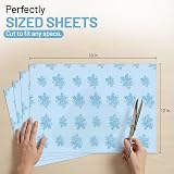 ZYBUX Scented Drawer Liners 4 Sheets 43cm x 58cm Ocean Fresh Aroma view 7
