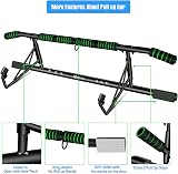 HAKENO Pull Up Bar Doorway Fitness Bar Frame Home Gym 200kg CE Cert view 4