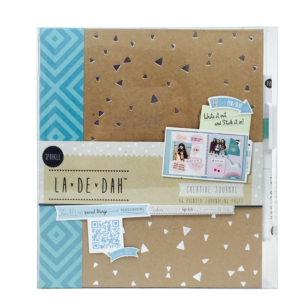 La De Dah Kraft Creative Diary Sparkle Journal Scrapbook Memory Photo