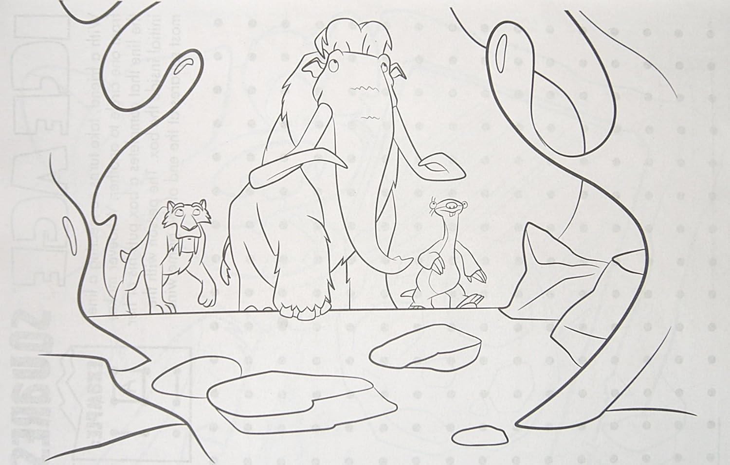 Amazon Ice Age Collision Course Giant Coloring and Activity Book 10 75" x 16" Toys & Games