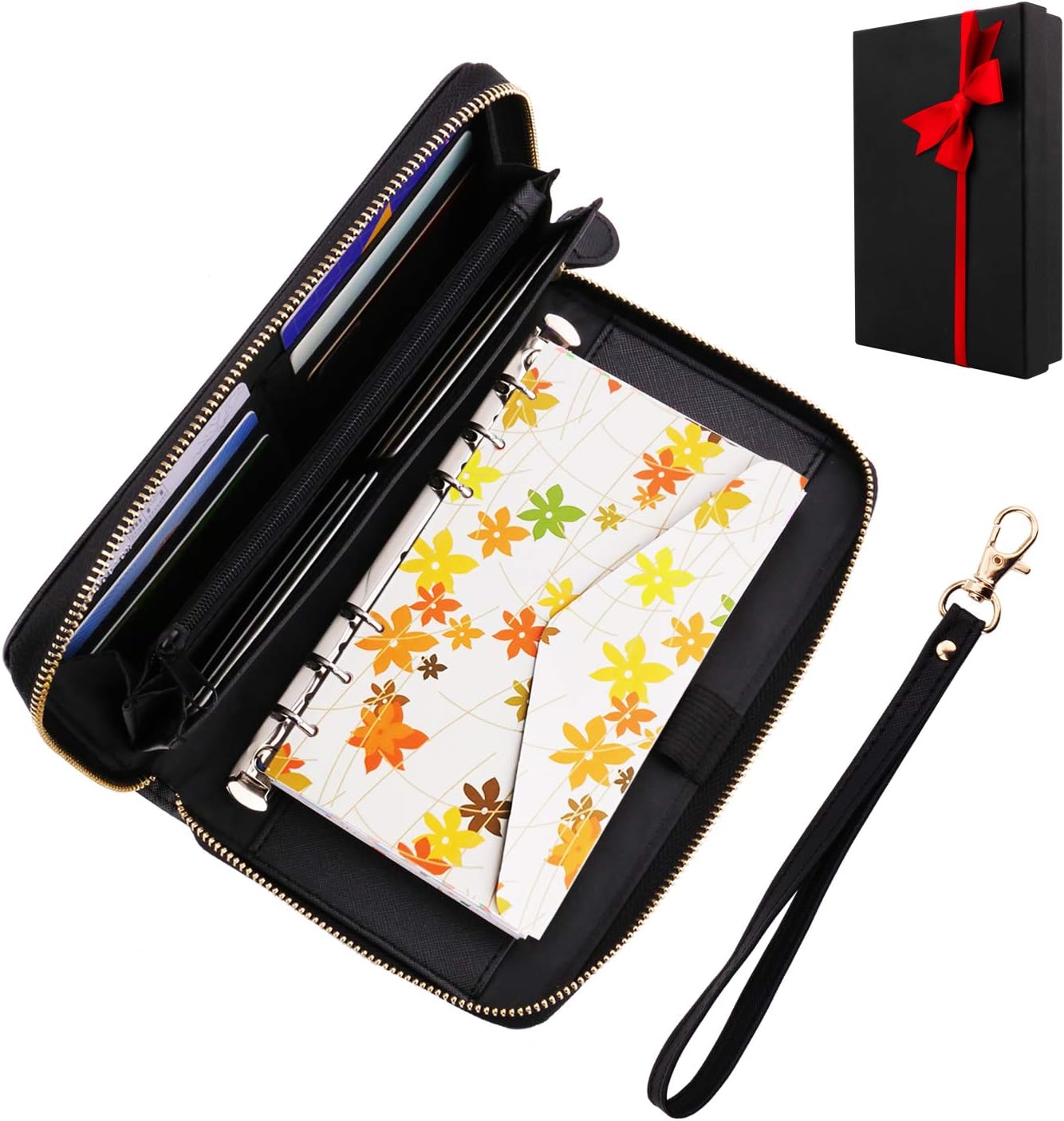 Budget Envelope Wallet，All-in-One with 12 Budget Envelopes & Expense Tracking Budget Sheets - Money Envelopes for Budgeting.
