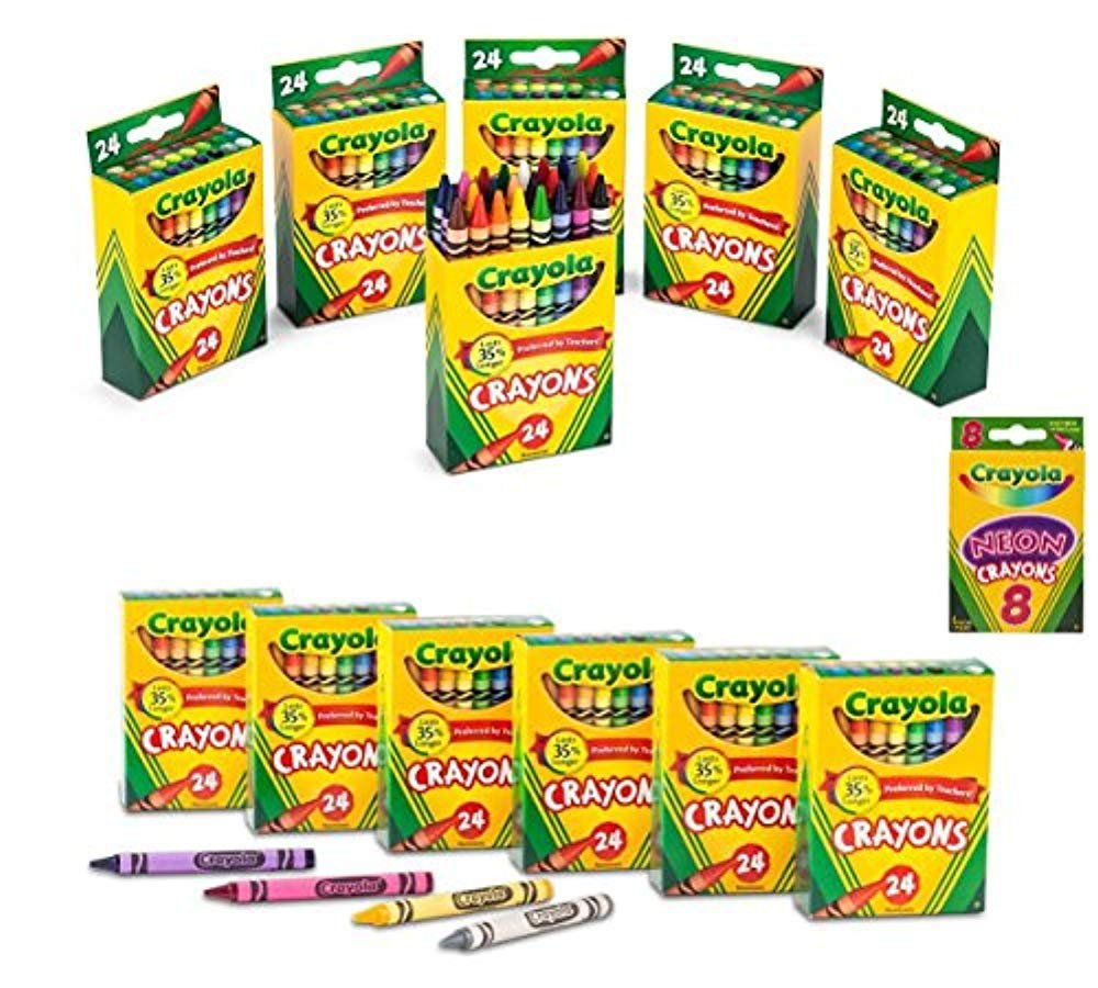 Crayola Crayons (Pack of 12) - 24 Count Total