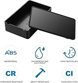 HAOCHEN 6 Pcs Plastic Project Box 100x60x25 mm ABS Enclosure Black view 3