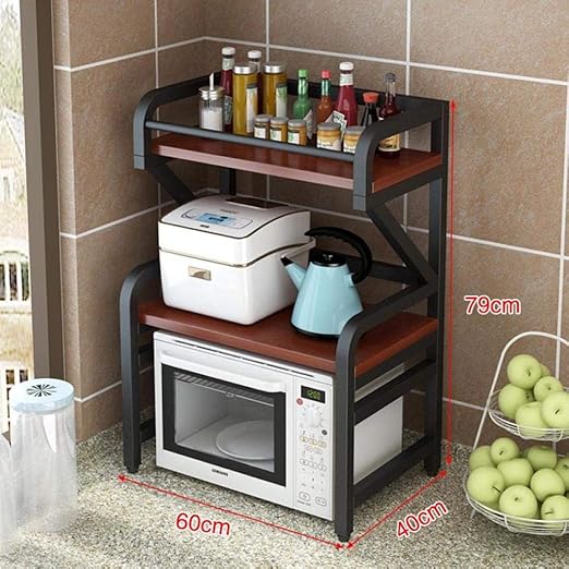 estante cocina accesorios cocina almacenamiento Horno microondas 2