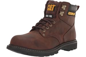 CAT Men's Second Shift Steel Toe Work Boot