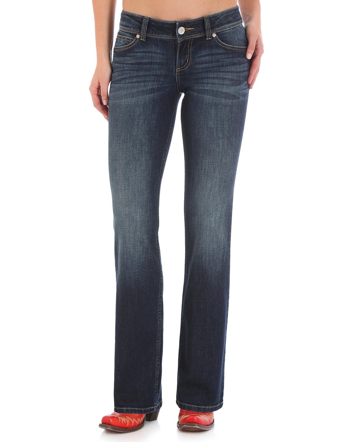 Wrangler Women's Retro Sadie Low Rise Stretch Boot Cut Jean - Denim Fit