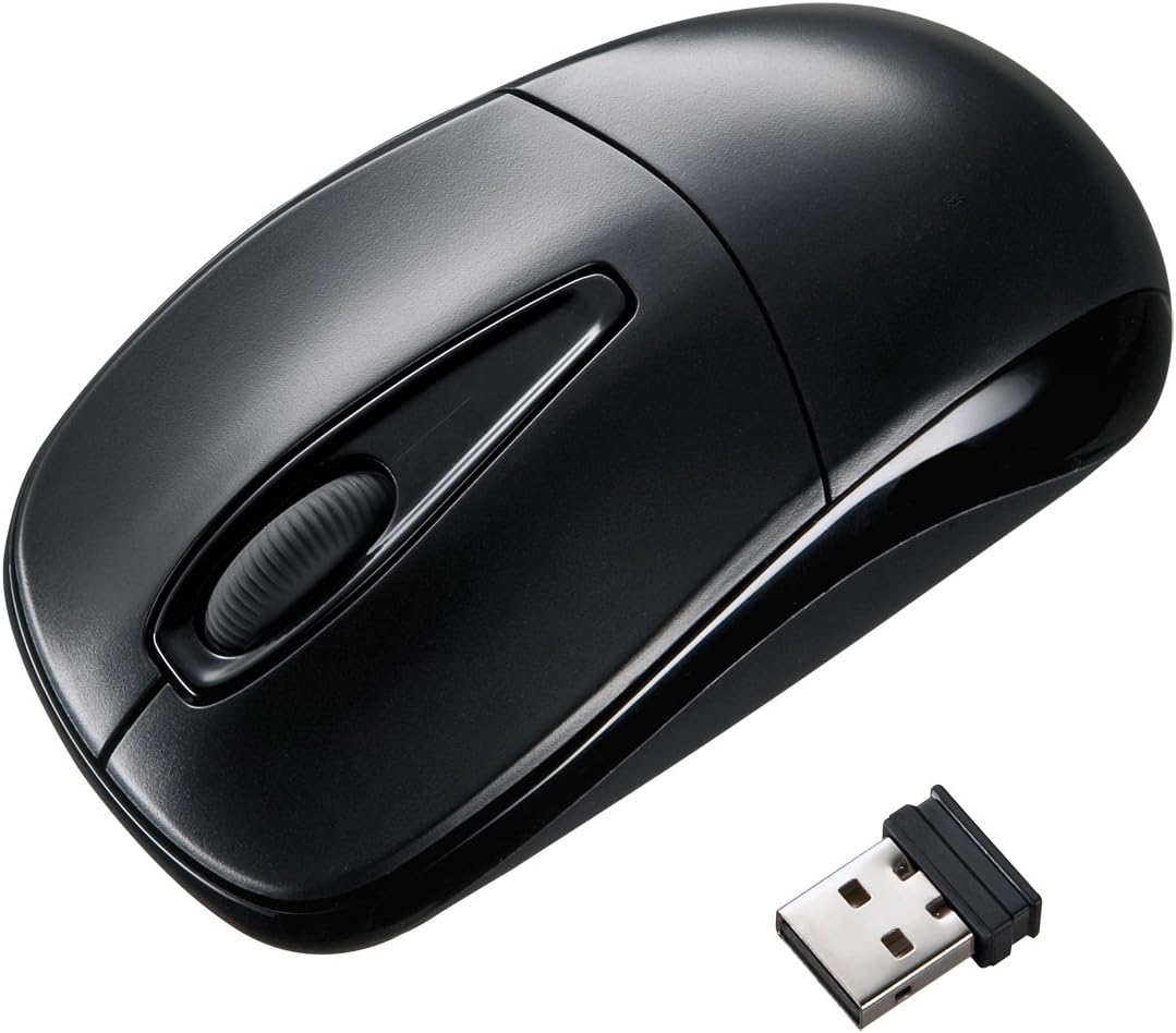 Souris sans fil silencieux SANWA SUPPLY noir MA-WH123BK (japon importation)
