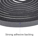 GUKOY Draught Excluder Self Adhesive Foam Tape 20mm x 3mm 2 Rolls 10m Black view 3