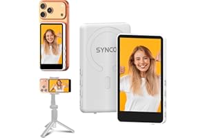 SYNCO XView Vlog Selfie Monitor Screen for iPhone 17 & Android, Magnetic Wireless Back Camera Phone Monitor 1080P/4K with 164