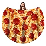 Bcareself Pizzas Blanket Adult Kdis Size 2.0 Double