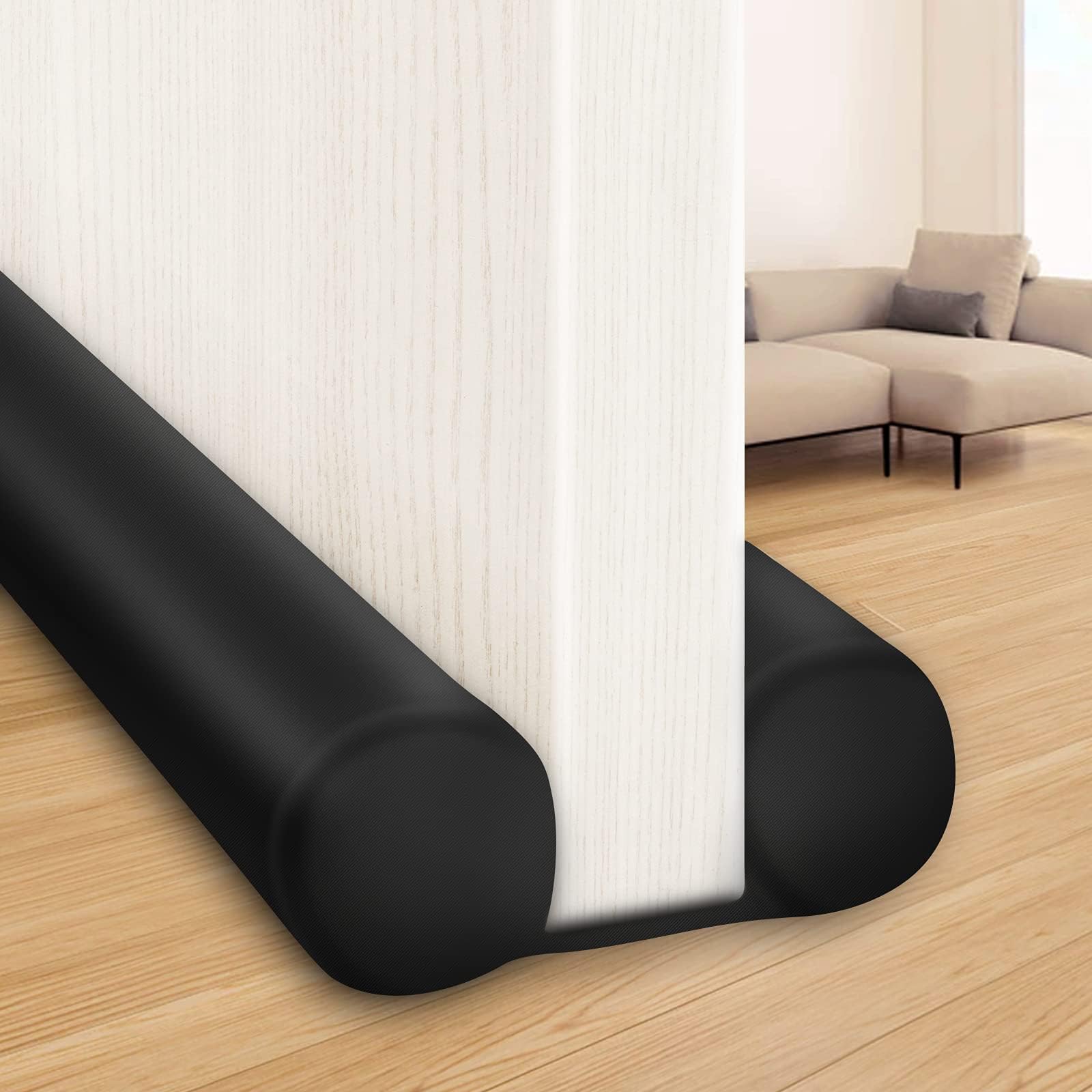 Photo 1 of ****FINAL SALE NOT RETURNS****MAXTID Large Door Draft Stopper for Bottom of Doors 36” Under Door Sweep Noise Blocker Black Gap Stoppers Adjustable Doors Seal Sweep Guard Draft, Window Breeze Stoppers, Home Essentials Gadgets