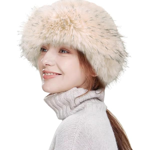 Amazon.com: 2025 Faux Fur Mongolian Hat for Women Fashion  display picture 3