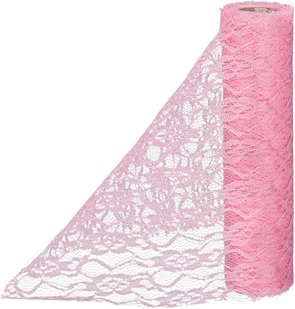 Ruspepa Rouleau De Dentelle Vintage Rose Chemin De Table En