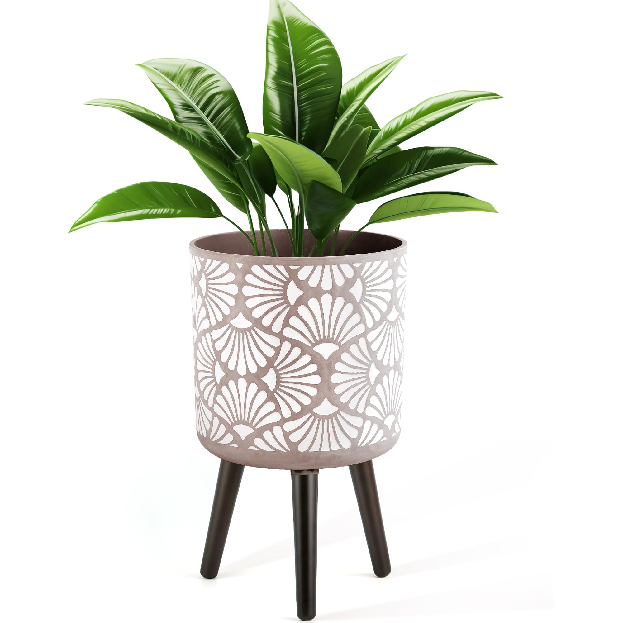 12 Inch Planter With Stand