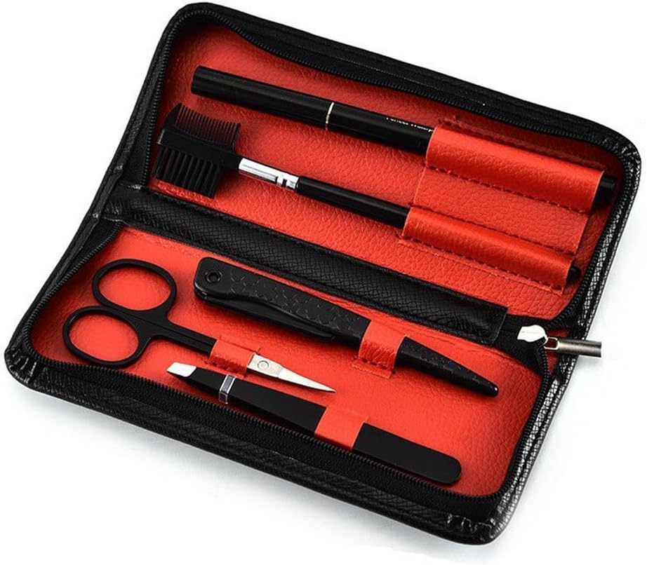 Amazon Kingsie 眉毛セット 眉用キット 5点セット メンズ レディース 眉はさみ 眉毛ピンセット 眉ブラシ 眉ソリ ケース付き ステンレス製 メイクアップ道具 Kingsie 眉用はさみ 通販