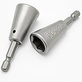 2-Pack Wire Twisting Stripping Tools, 6mm Hex Shank Cable Stripper and Twister, Wire Nut Spinner, Compatible with Electrical 