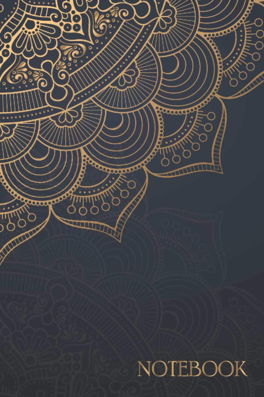 Notebook for Women: Notebook Journal 100 pages (6x9 inches) For Everyday Use: Simple Henna Stlye Design Notebook