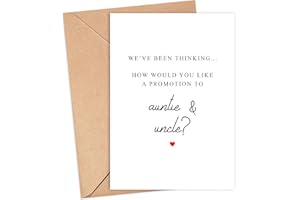 Walzzoo Auntie And Uncle Surprise We're Having A Baby Pregnancy Card - Pregnancy Card For Auntie And Uncle - Baby Announcement Pregnancy Card