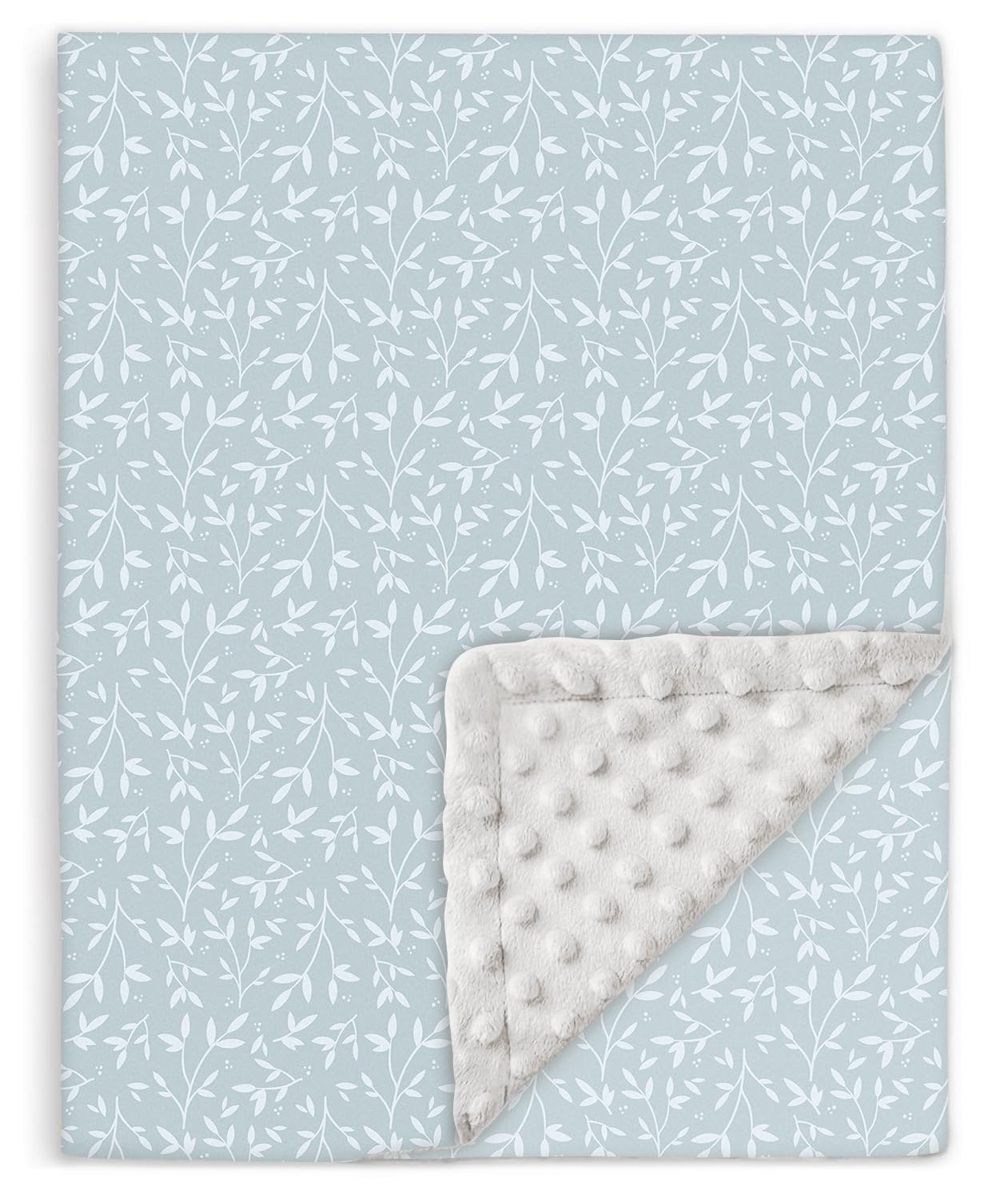 Baby and Toddler Blanket in Cotton and Soft Minky Oeko Tex - 75x100 cm - Thick Cot Blanket Polyester Filling - Comfort - Baby Swaddle, Comforter, Nap, Preschool - Newborn Gift for Girl or Boy — image 1