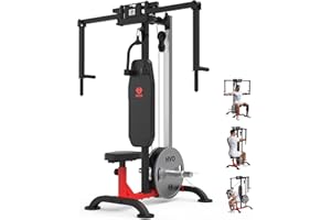 HVO Chest Fly Machine PEC: Deck Fly and Reverse Delt Adjustable Upper Body Home Gym Workout Butterfly
