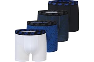 New Balance Boys Boys' Performance Boxer Briefs (4 Pack) Boxer Briefs