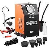 VEVOR Automotive Smoke Machine Leak Detector, EVAP Smoke Machine Leak Tester with Built-in Air Pump and Pressure Gauge, Dual-