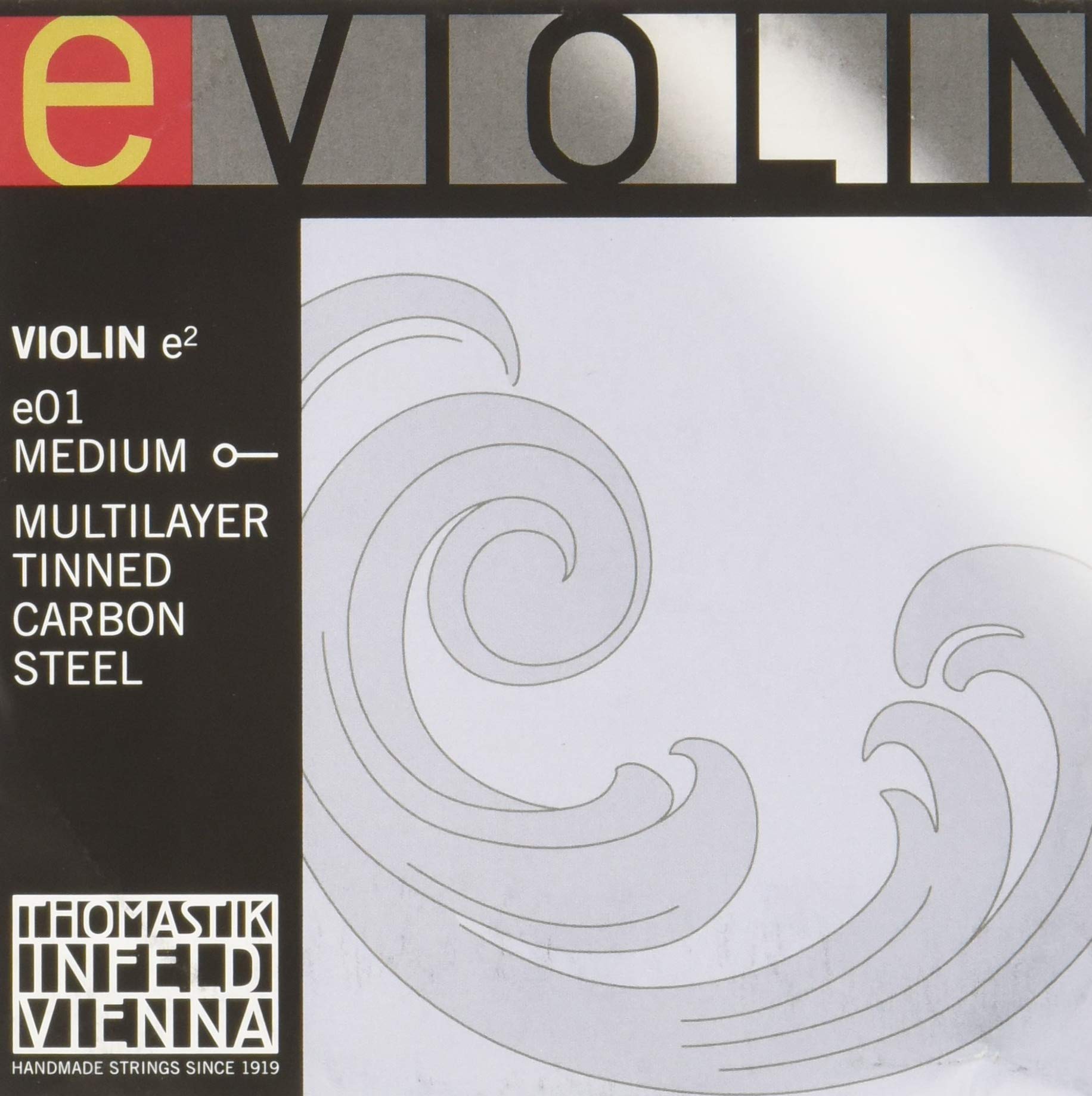 Thomastik single string for 4/4 violin special E-string carbon steel, tinned in several layers, strong - for those who like to experiment