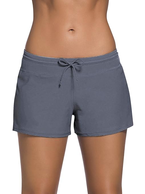 title=Dolamen Donna Pantaloni da Nuoto, Costumi da bagno Donna Pantaloncini Bikini