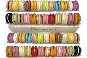 French Macarons - Macaron Bites Assorted Macarons, 48 Count