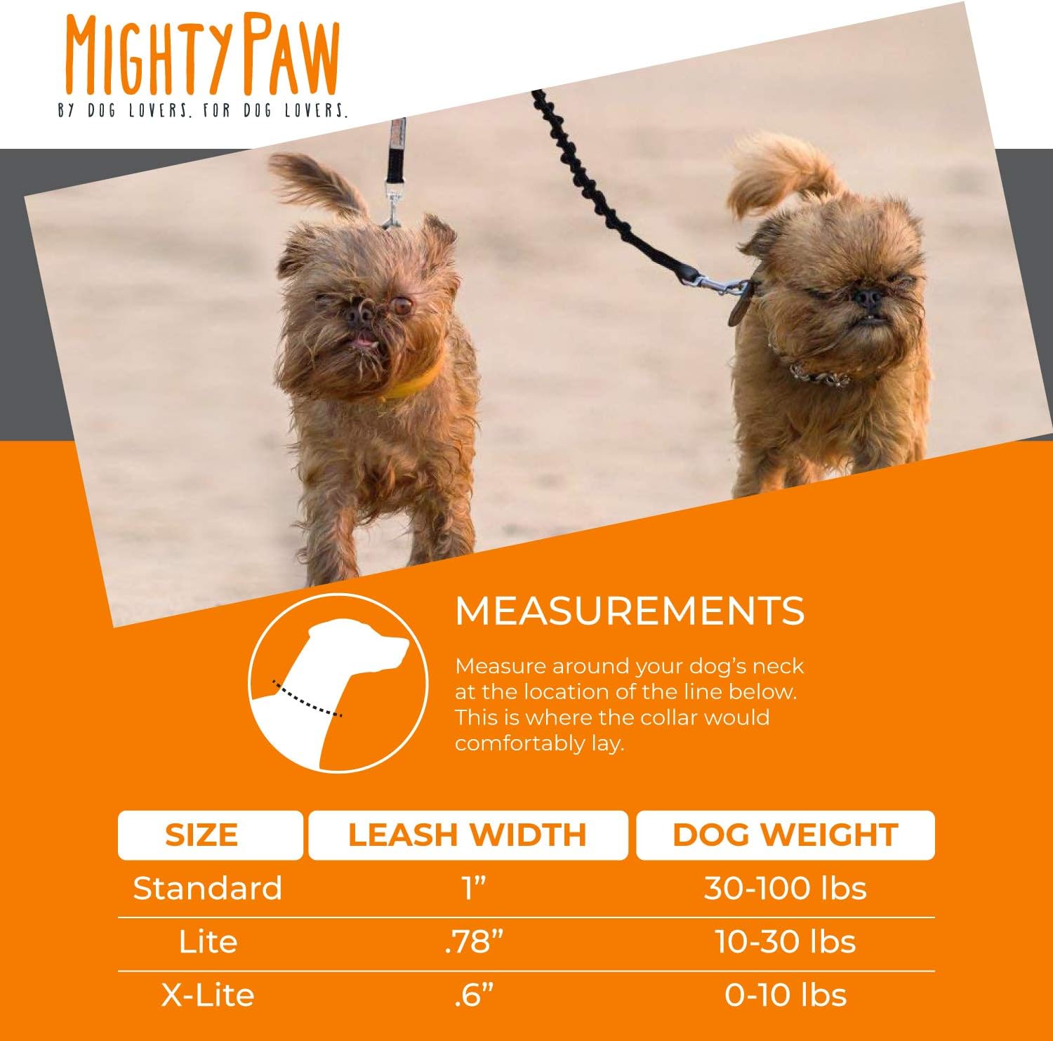 mighty paw dog leash