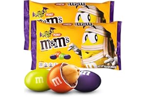 TABOOM M&M’s Ghoul’s Peanut Milk Chocolate Halloween Candy 10oz Bag 2-Pack - Sweet Milk Peanut Chocolate Holiday M&Ms Candy Encased in Vibrant Candy Shell Colors, Melt in Your Mouth Snack for Kids & Adults