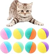 BIPY 20Pcs Cat Foam Ball Toys 4cm Colorful Indoor Interactive Play Balls view 2