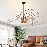 Brown Woven Chandelier, D39