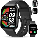 Smart Watch(Answer/Make Call), 1.96" HD Smartwatch for Men Women, 2026 Fitness Watch with 110+ Sport Modes/Heart Rate/Sleep Monitor/Pedometer, IP68 Waterproof Fitness Activity Tracker for Android iOS
