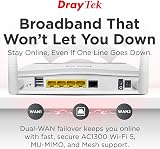 DrayTek Vigor 2763ac VDSL2 ADSL2+ WiFi Router 4xGbE LAN Mesh VPN Firewall view 2