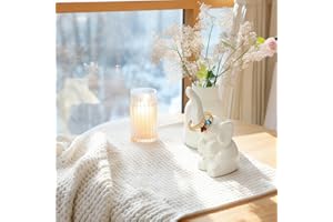 1PCS Elephant Ring Holder Jewelry Holder Decorative Ceramic Storage Stand for Rings, Necklaces and Earrings Stylish Figurine 